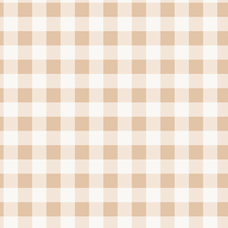 Gingham in Mushroom