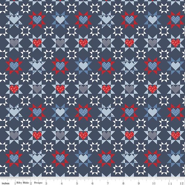 Quilt in Denim