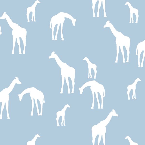 Giraffe Silhouette in Sky
