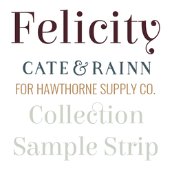 Felicity Sample Strip
