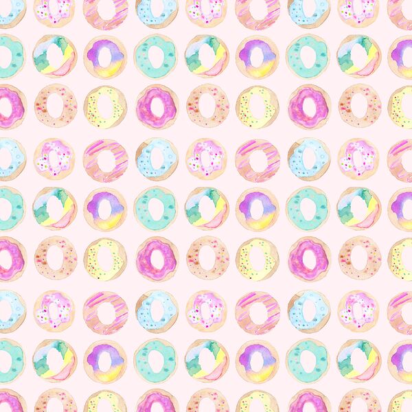 Little Donuts in Light Pink