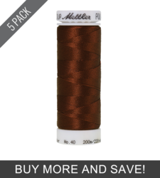 Coffee Bean (3406-1344) - Poly Sheen - 220 Yards (5 Pack)