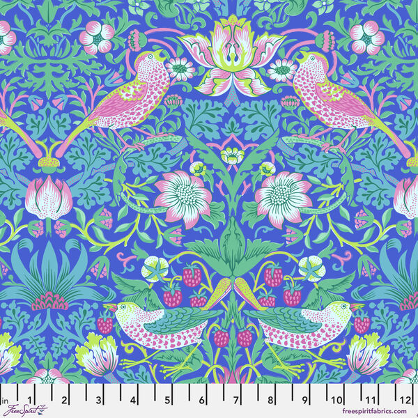 Kaffe Morris Strawberry Thief  Blue main image 1