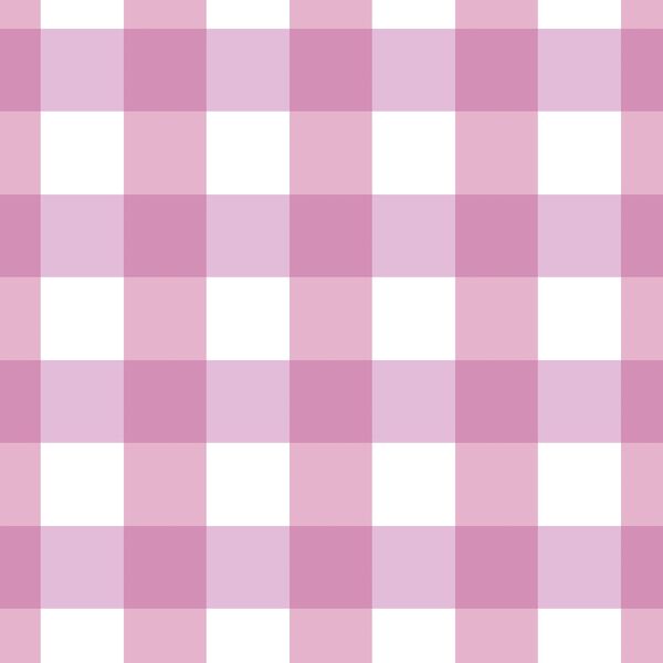 Large Gingham in Think Pink