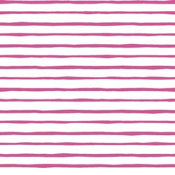 Artisan Stripe in Petunia on White