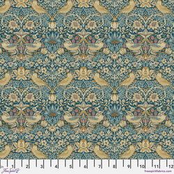 Mini Strawberry Thief in Teal