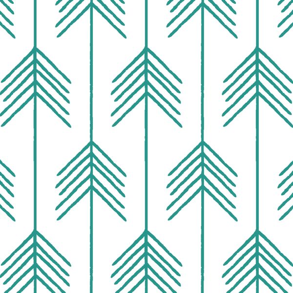 Vanes in Jade on White
