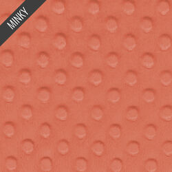 Minky Dimple Dot in Desert Rose