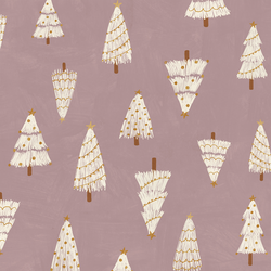 Christmas Trees in Brushed Dusty Lavender