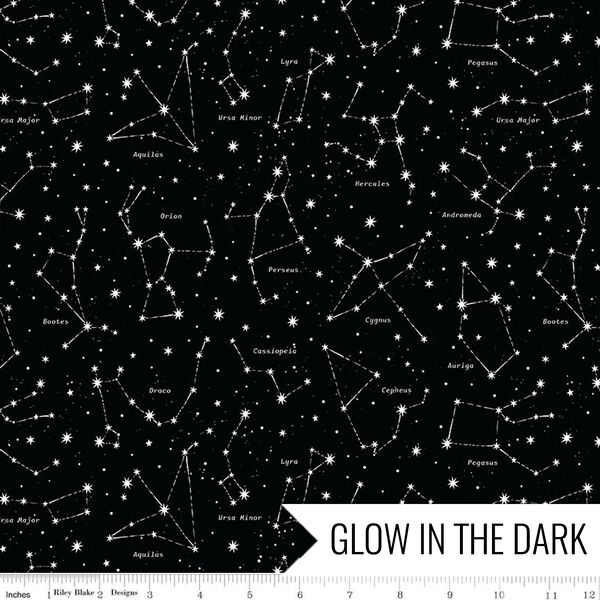 Constellations in Black Glow in the Dark
