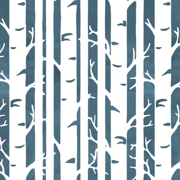Birches in Lake
