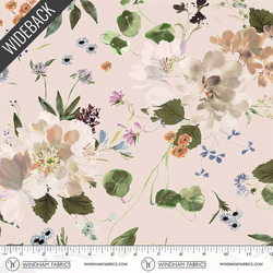 Peony Garden Wideback in Shell