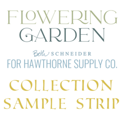 Flowering Garden Sample Strip