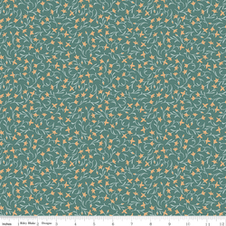 Flower Toss in Teal