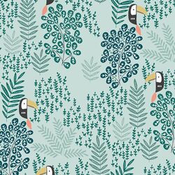 Jungle Toucans in Green Vine