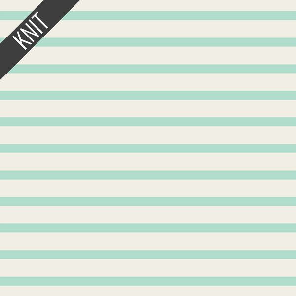 Striped Apart Knit in Mint