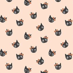 Fancy Cats in Shell Pink