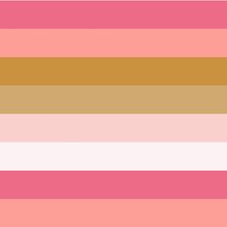 Look Lively Stripe in Just Rosy