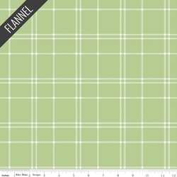 Plaid Flannel in Honeydew
