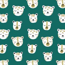 Jungle Cats in Emerald