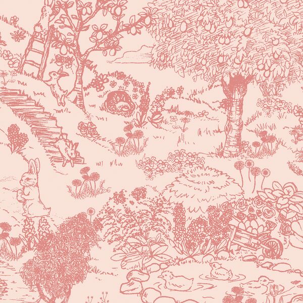 Large Playground Toile in Petal Pink