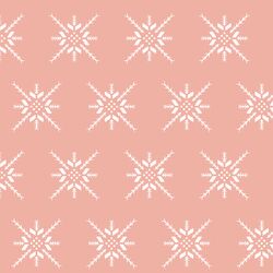Snowflake Stitch in Peony