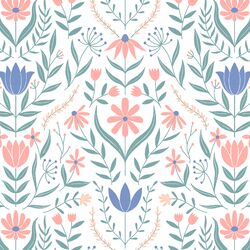 Woodland Damask in Blossoming