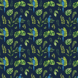 Little Jungle Macaw in Navy