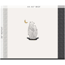 Bear Hug Panel in White