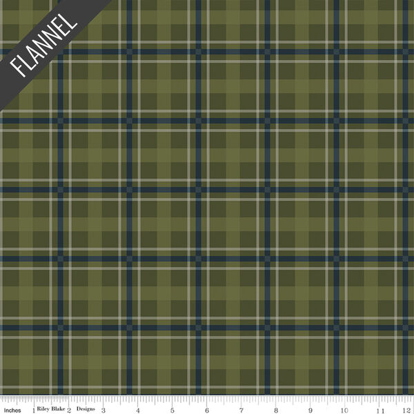 Cretaceous Plaid Flannel in Forest