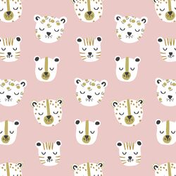 Jungle Cats in Blush