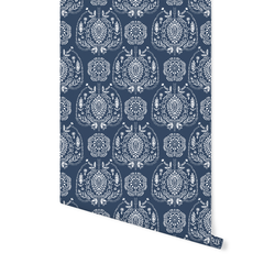 Medallions in Navy