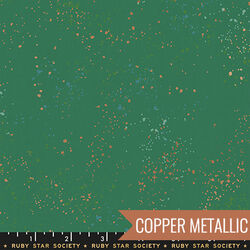 Speckled in Metallic Emerald Green
