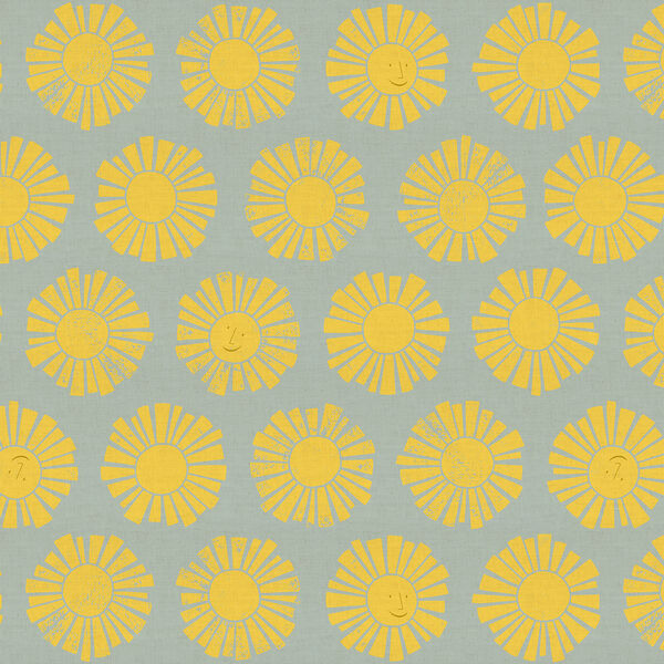 Sunshine in Sky Blue Unbleached