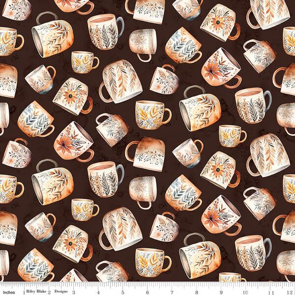 Coffee Mugs in Brown