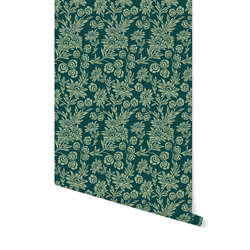 Handpicked Daisies in Emerald