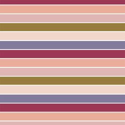 Rainbow Stripe in Rosie