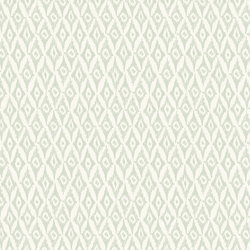 Ikat Diamonds in Cloud on Cream