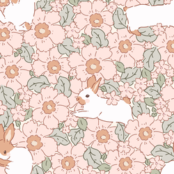 Large Bunny Garden in Blossom