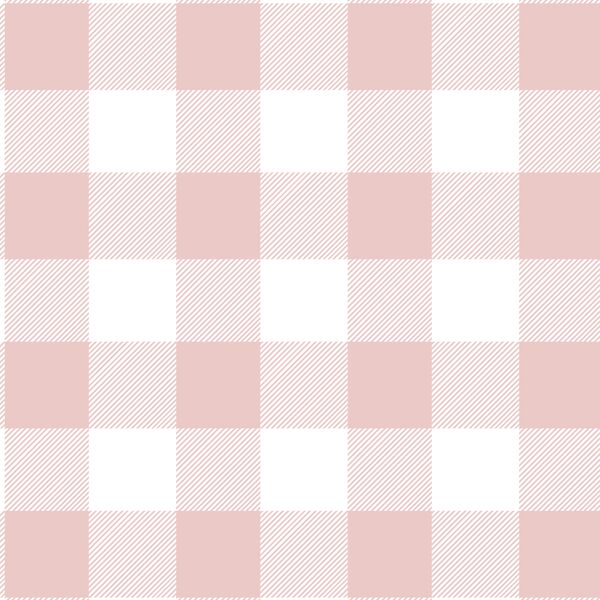 Buffalo Plaid in Blush