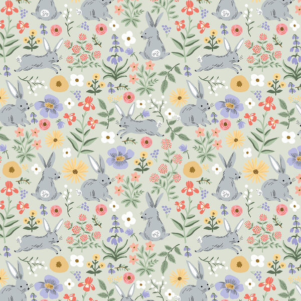 Bunny Floral in Green