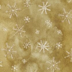 Snowflake in Holiday Gold