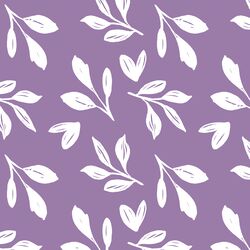 Garden Foliage in Amethyst Purple