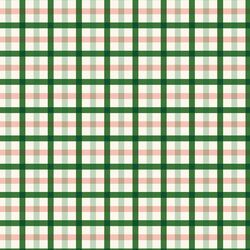 Plaid in Peach and Green