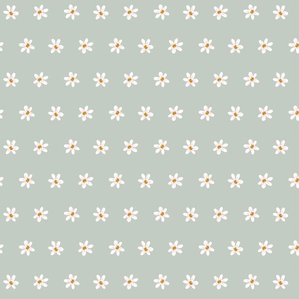 Polka Dot Floral in Sage