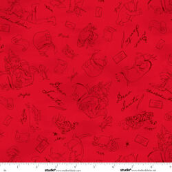 Dear Santa Mono in Red
