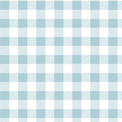 Medium Buffalo Plaid in Powder Blue