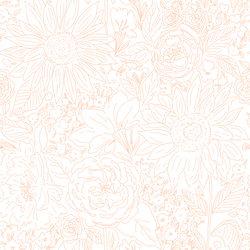 Paperie in Peachy Ember on White