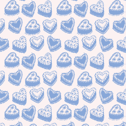 Heart Cakes in Sky