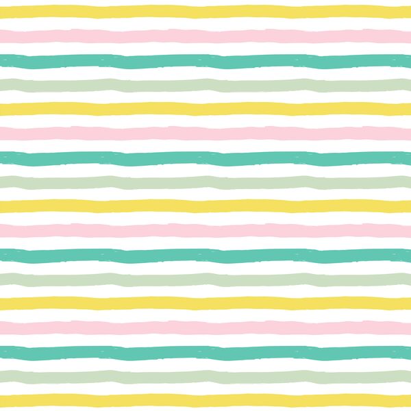 Sugar Stripe in Aqua Ice